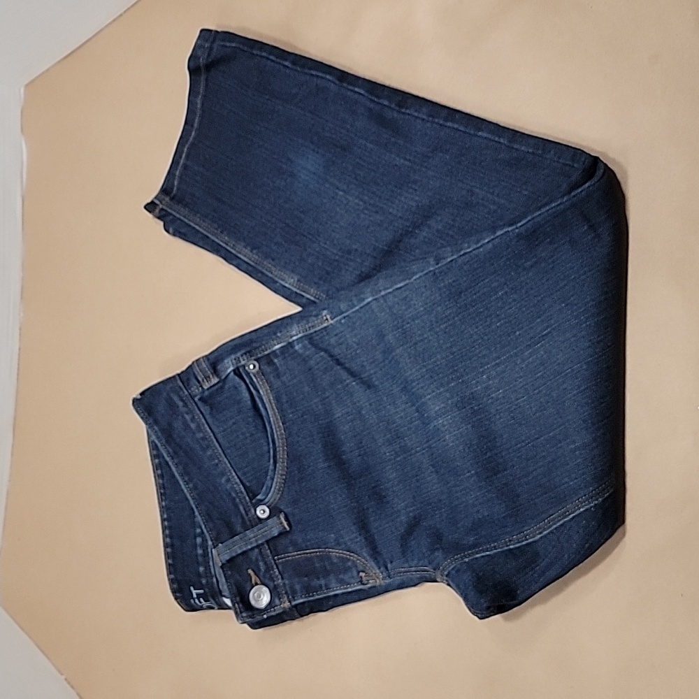 Loft, Size 0, Modern Capri Jeans, Excellent Used Condition, Dark Wash
